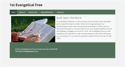 Desktop Screenshot of firstefreecf.com
